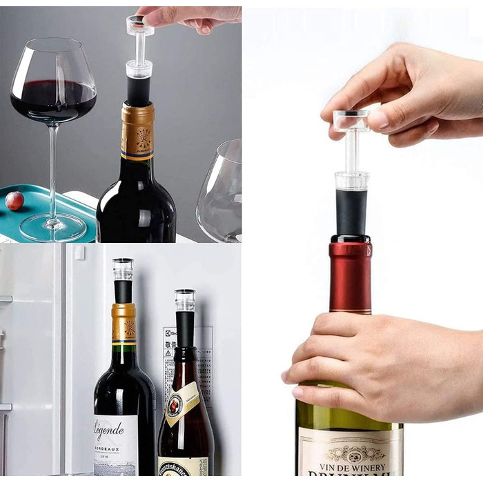 Corkscrew Wine Set, Wine Opener, Vacuum Pump Corkscrew Luxury Bottle Opener for Red Wine with Elegant Gift Box