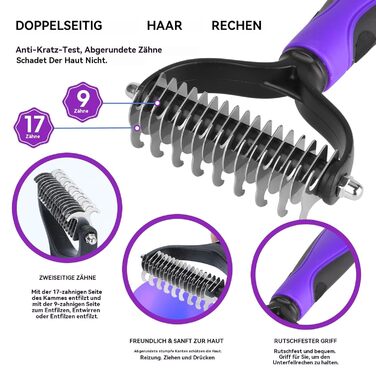 Щітка для собак і котів – самоочисна, легка в очищенні, зменшує випадання шерсті, видаляє волосся. Підходить для великих, середніх та малих тварин з довгою та короткою шерстю. Зелена (фіолетова, 3 шт. НОВІ)