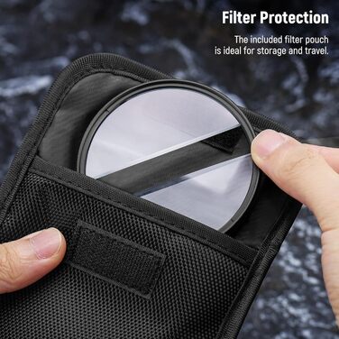 NEEWER 77mm фільтр діоптрій з розділеним полем, камера, лінійний призма K9, оптичне скло, аксесуар для об'єктива, ефект розмиття фону, кольоровий ефект