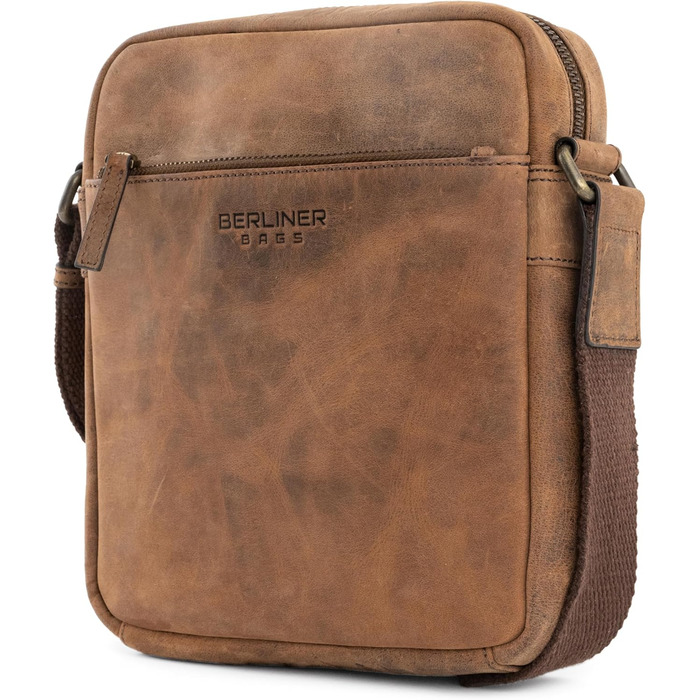 Чоловіча сумка через плече Berliner Bags Tom з натуральної шкіри (Earth, M)