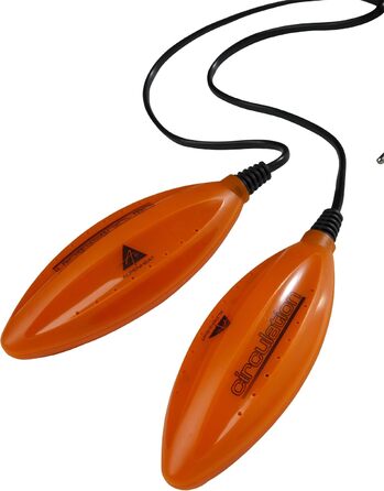Alpenheat Unisex Circulation UV 12v Shoe Dryer, Orange, One Size EU