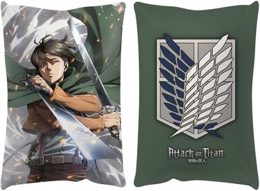 PopBuddies Подушка Леві Attack on Titan, 35x50 см, біла, ліцензія