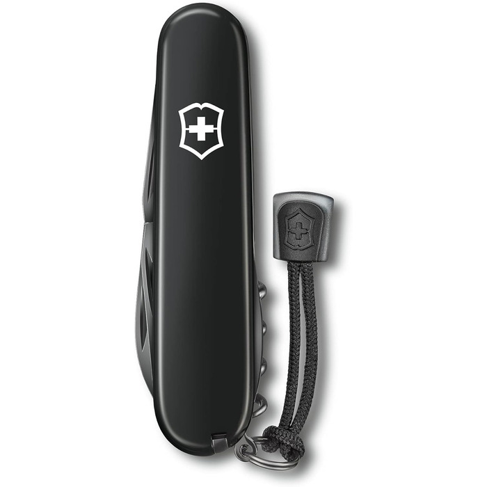 Мультитул Victorinox Spartan Onyx Black: Швейцарський ніж з 13 функціями, клинок, коркшик, відкривачка для консервів