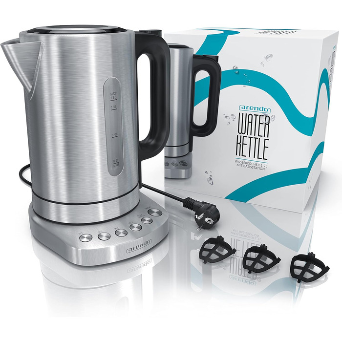 Електричний чайник з нержавіючої сталі 3000W з регулюванням температури та функцією підтримання тепла