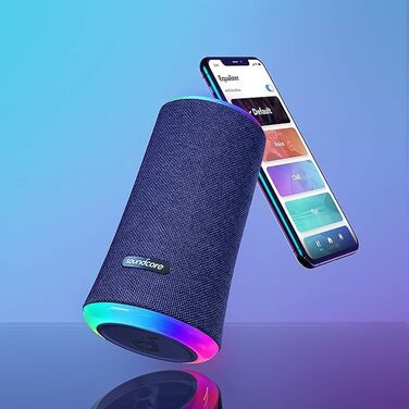 Anker Soundcore Flare 2: Bluetooth колонка 20W, IPX7, 360° звук, PartyCast, Еквалайзер - для дому та пляжу