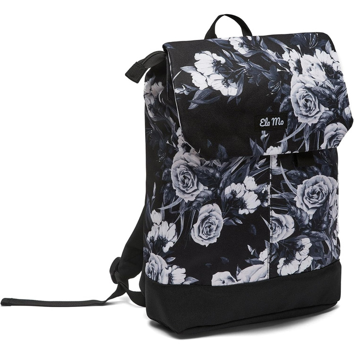 Ela Mo Rucksack Women's - Daypack beautiful and well-designed - Laptop Backpacks for Women - Anti-Theft Bag for School, University, Business (Nightose)