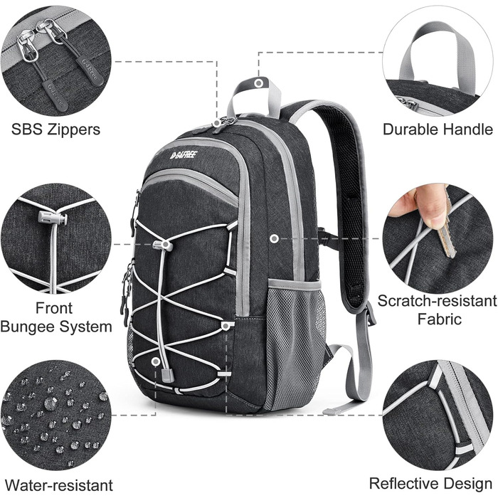 Small Backpack 12L/20L Unisex Daypack Lightweight Travel Backpack Hiking Backpack Trekking Backpack for Hiking and Cycling
