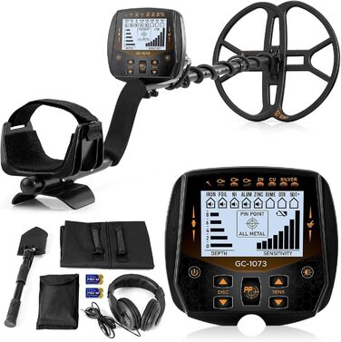 Металошукач професійний 13''/33см з водонепроникною котушкою, високою чутливістю та Pinpointer, для дорослих, з LCD-дисплеєм