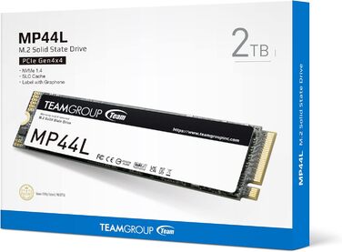 TEAMGROUP MP44L 2TB NVMe SSD: Швидкий диск M.2 PCIe Gen 4 для ноутбука та ПК