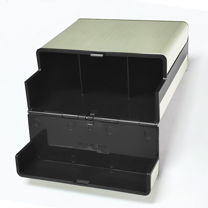 Металеве тютюнотримач для 40 сигарет, великий, з магнітною кришкою, золотий (для жінок та чоловіків)