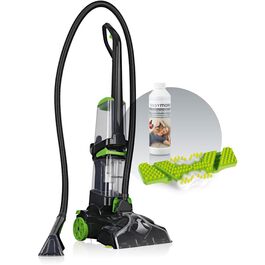 CLEANmaxx Апарат для чищення килимів 3-в-1: миття, чистка, всмоктування | Мийний пилосос з вібраційними щітками та боковими щітками | Для чистоти на практично будь-якому килимі (AquaStream Plus)