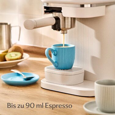 Набір еспресо-чашок Cosumy з підставками, 6 шт., 90 мл, пастельні кольори, смугастий малюнок, кераміка, придатні для миття в посудомийній машині та мікрохвильовій печі, сучасний набір мокко