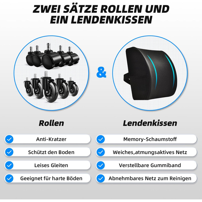 Ергономічне офісне крісло Daccormax з регульованою підтримкою голови та попереку, сітчасте, до 150 кг, темно-сіре