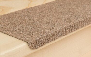 Ramon Rectangular Step Mats by Kettelservice-Metzker - Beige, No Plastic Corners