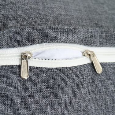 Підголовник для спини Johnear: трикутна подушка для ліжка, дивана, читання (сірий, 45x20x35 см)