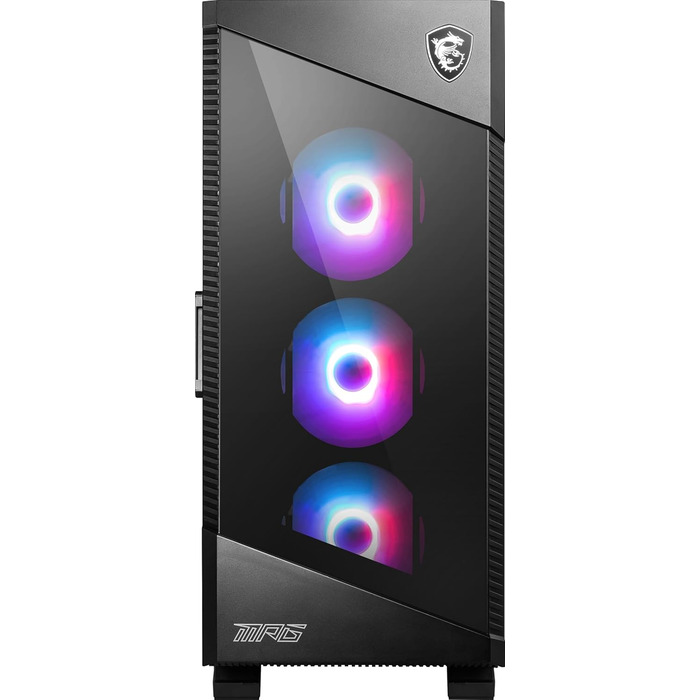 Корпус ПК MSI MPG Velox 100R Mid-Tower для E-ATX з кулькою з загартованого скла та оптимізованим повітряним потоком
