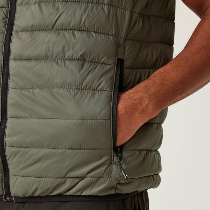 Чоловіча тепла жилетка Regatta HillpackB/WII (3XL, темно-зелений)