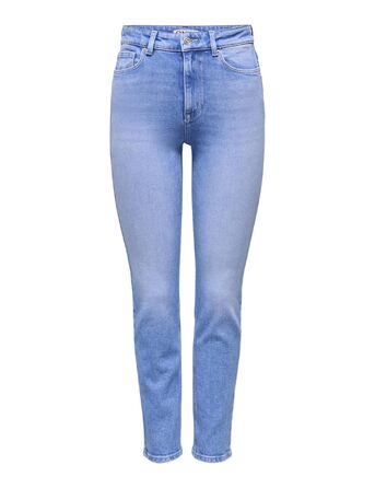 Жіночі джинси прямого крою ONLY ONLEMILY, висока талія, блакитний денім, 33W/32L