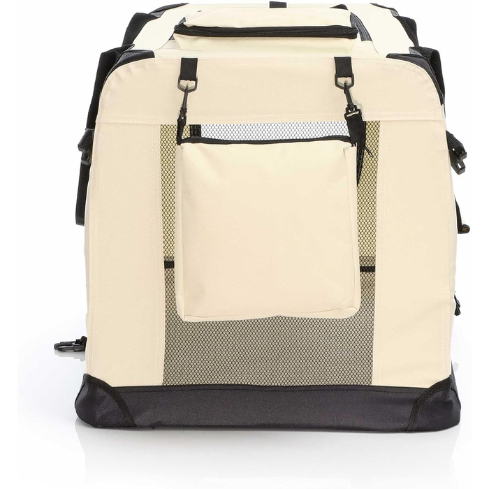 Транспортна переноска для собак та котів Fudajo, 50x35x35 см, міцна, легка, з ручкою та ковдрою