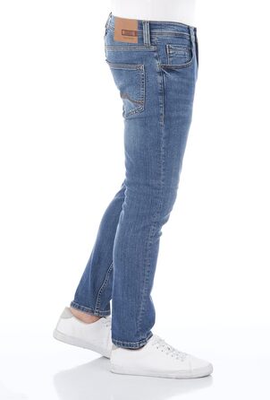 Джинси чоловічі MUSTANG Oregon Tapered 40W/34L, середній синій денім