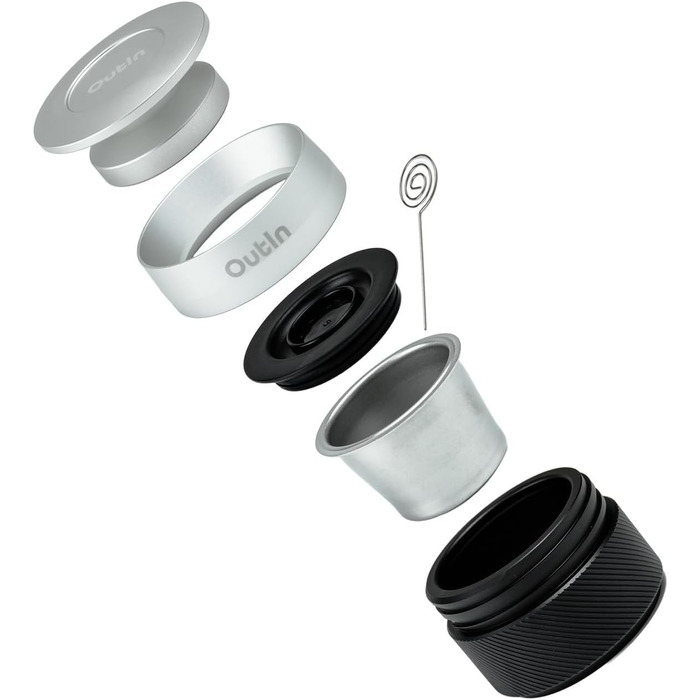Nano Basket Plus, Portable Espresso Machine Accessories, Espresso Accessory Kit, for Double Shot, for On-the-Go or Camping