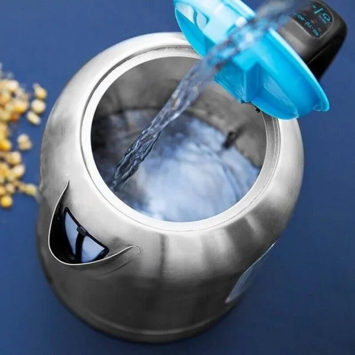 Електричний чайник Cecotec ThermoSense290, 2200 Вт, 1,7 л, сріблястий/сірий