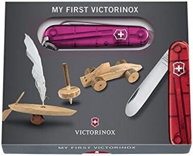 Дитячий мультитул Victorinox My First Victorinox - рожевий, 8 функцій, без гострої клинка