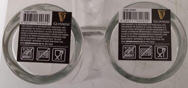 Набір з 2 склянок Guinness McLaughlin's Irish Shop - Ірландський магазин