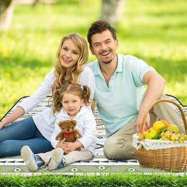 GLOSKIN Плівка для пікніка, 200x200 см, піскостійка, для пляжу, кемпінгу, відпочинку на природі