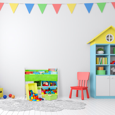Relaxdays Kids' Shelving Unit with 10 Compartments and Design