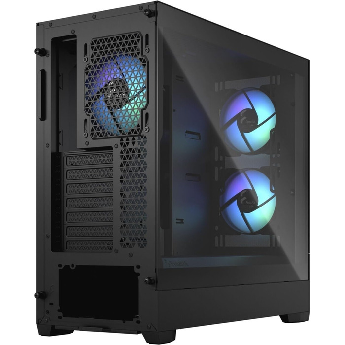 Корпус для ПК Fractal Design Pop Black з темним склом та сіткою Honeycomb Mesh - 3 вентилятори Aspect 12 RGB