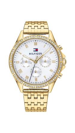 Годинник Tommy Hilfiger для жінок з циферблатом Multi, кварцовий механізм, сталевий браслет (золото або срібло)