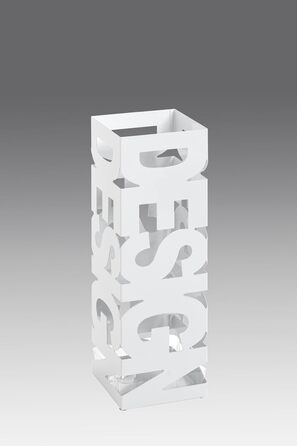 Підставка для парасольки HAKU Möbel, біла, металева, 16x48x16 см, сучасний стиль