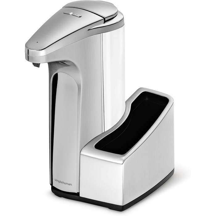 Simplehuman Sensor Soap Dispenser - Brushed Nickel, White (384ml)