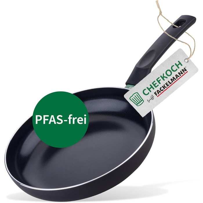 Сковорода Chefkoch Fackelmann Ø16 см з антипригарним покриттям з кераміки – алюмінієва сковорода для смаження