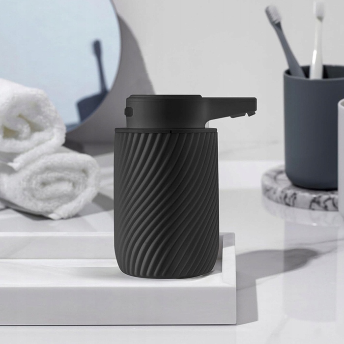 Автоматичний дозатор для мила з сенсором — чорний, 300 мл