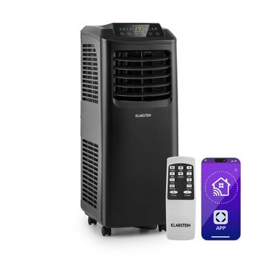 Klarstein Mobile Klimaanlage: 9000 BTU, 3-в-1 (клімат-контроль, вентилятор, осушувач), портативна для дому та офісу, білий/чорний