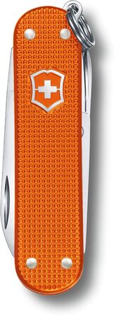 Мультитул Victorinox Classic Alox Limited Edition 2021, 5 функцій, швейцарський, з ножицями, помаранчевий, у подарунковій коробці