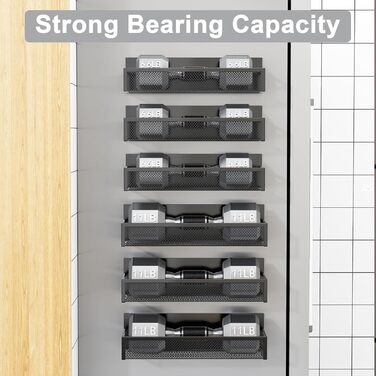 Магнітна полиця для холодильника з 8 гачками, органайзер для кухні (6 шт.)