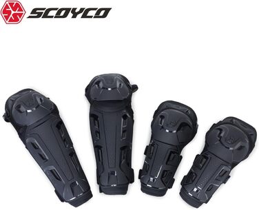 Мотозахист для колін Scoyco 2 в 1, чоловічі налокітники, регульовані, антиковзкі, для мотокросу, гоночна екіпіровка