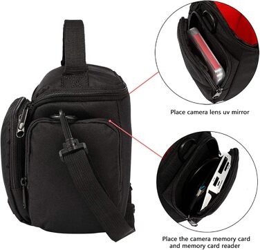 Сумка-рюкзак для фотокамери: сумка на плече, лінер, для фотографів. Підходить для щоденного використання