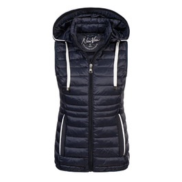 Жіноча степна жилетка NEW VIEW L70012FC00 з капюшоном, темно-синій (темно-сапфіровий)