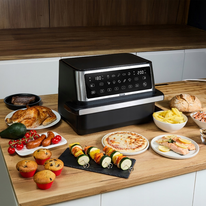 Аерофритюрниця Yoer 11л: 12 програм, 23 аксесуари, 2800 Вт