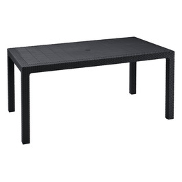 Садовий стіл Keter Melody прямокутний, сірий, 160,5 x 94,5 x 74,5 см