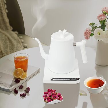 Електричний чайник-гозек Schwanenhals 1L, 1000W, регулювання температури 45-100°C, з підігрівом та захистом від перегріву