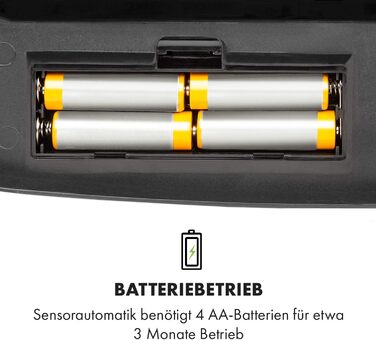 Сміттєвий бак Klarstein Cleansmann 30 з сенсором, 30 л, чорний - автоматичне відкриття, ABS-пластик