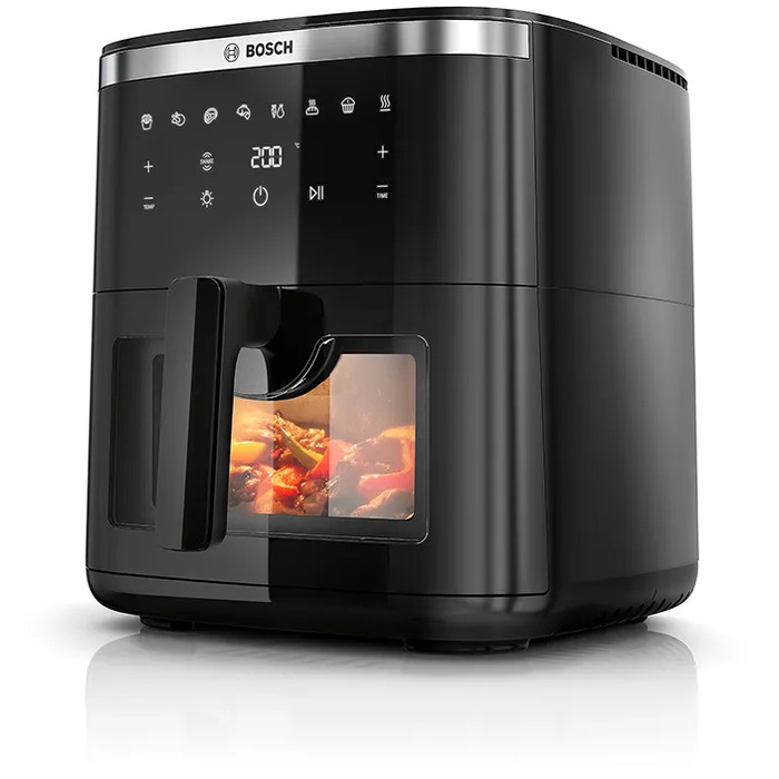 Аерофритюрниця Bosch MAF671B0 AirFryer, 7,2 л, 7 програм, з вікном