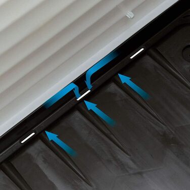 Будка для собак Ferplast DOGVILLA 70, Outdoor, з відкриваючимся боком, дренажний піддон, ізольоване дно, знімний дах, вентиляційні грати, перероблений пластик, 73 x 59 x 53 см