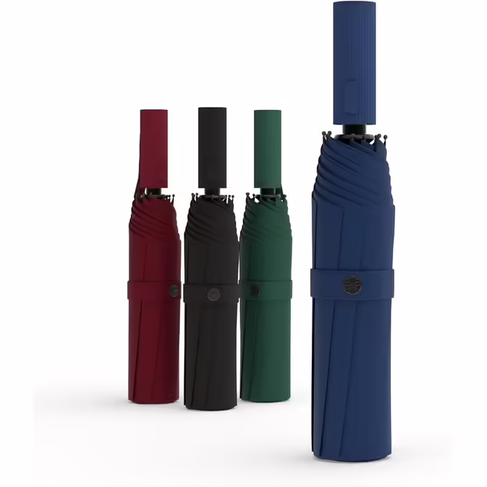 Sapor Design Premium Umbrella with Lotus Effect | Stormproof, windproof, open/close automatic | elegant and stylish umbrella | stylish compact umbrella (Umbrella) | ICONIC Blue - Iconic