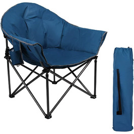 Крісло для кемпінгу High Point Sports Moon Chair XXL: широке, розкладне, до 150 кг, для відпочинку на природі та вдома